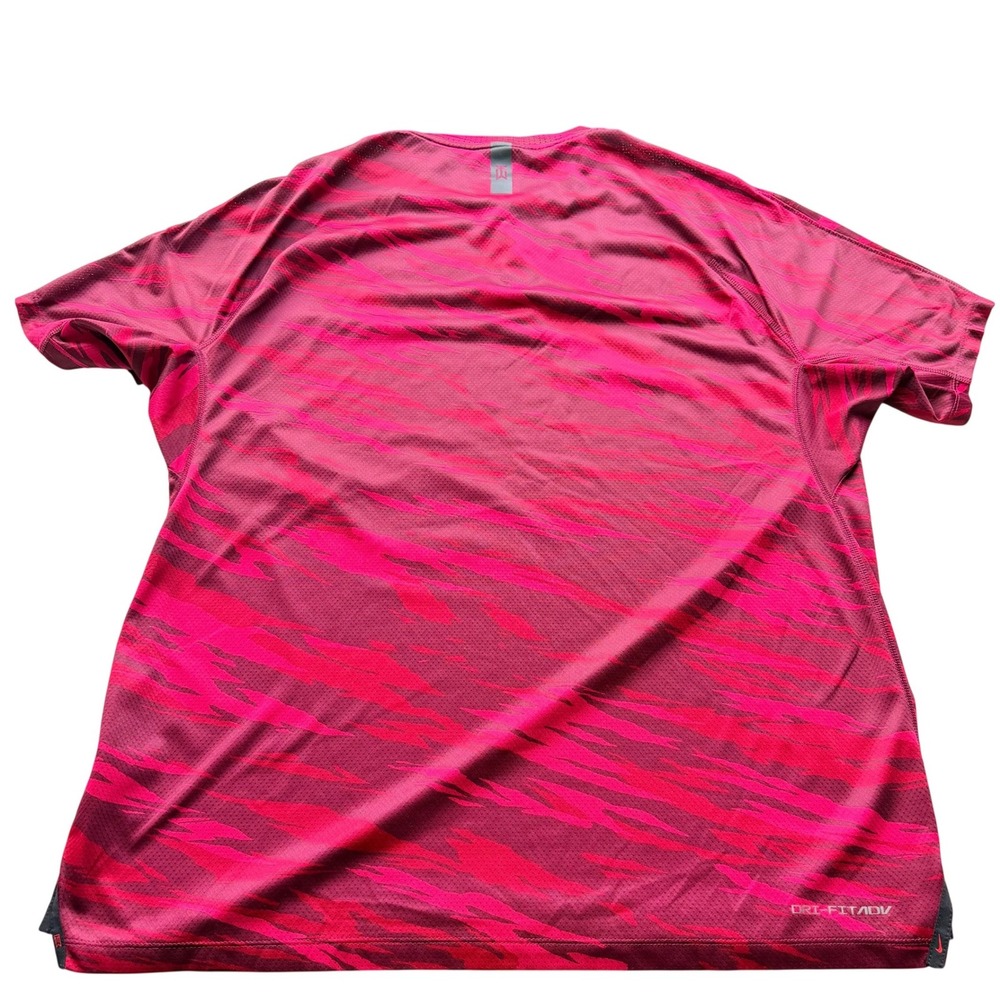 RARE Nike Mens Tiger Woods Dri-FIT Blade Collar Red Camo‎ Golf Polo Red Size L - Picture 2 of 8